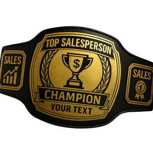 Ceinture de champion personnalisée pour les meilleurs vendeurs, trophée de récompense de vente personnalisé, ceinture sportive de haute qualité, cadeaux d'entreprise uniques - Product Image 2