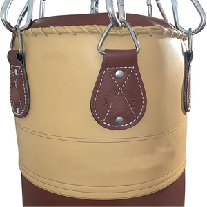 Saco de Boxeo de Cuero/Simil Cuero para Entrenamiento de Kickboxing y Boxeo, Altura Ajustable, Saco de Gimnasio MMA con Diseño Ecológico - Product Image 6