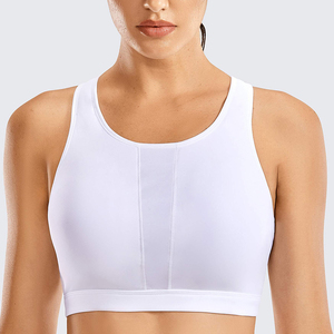Sujetador Deportivo OEM Personalizado para Mujer, Cobertura Total, Secado Rápido, Transpirable, Talla Grande, Antibacterial, Ligero, para Yoga - Product Image 1