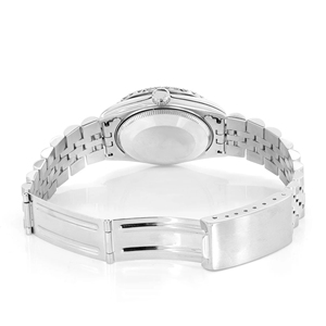 Montre personnalisée en acier inoxydable avec bracelet de 20 mm, verre traité, style hip-hop moderne, sertie de moissanite et de diamants VVS, mouvement à quartz - Product Image 5