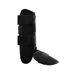 Professional Men's Boxing Shin Guards Soft PU Leather Leg Protection Wear for Training Use All Seasons Manufactured by Experts - Product Image 1
