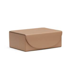 Elegante Caja de Almacenamiento de Cuero con Cerradura y Llave para Guardar Documentos, Joyas y Recuerdos de Forma Segura - Product Image 1