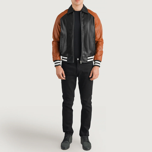 Veste en cuir pour homme, matière solide respirante et résistante, best-seller, design personnalisé, matière confortable, au meilleur prix - Product Image 4