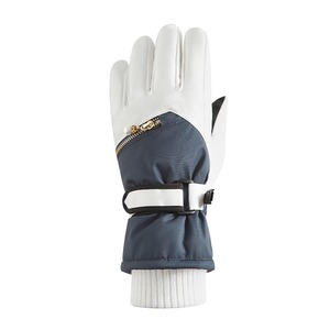 Gants de ski d'hiver avec sangle de poignet, gants de football de sécurité pour sports de plein air en cuir - Product Image 4
