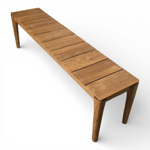 Modern Style <b>Outdoor</b> Seating <b>Bench</b> Stool with Durable Material and Teak Wood Frame Material For Home Furniture - Product Image 5