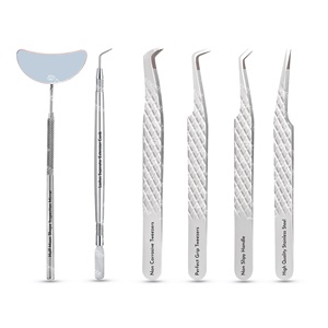 Perfecto para expertos en pestañas y pinzas para pestañas de uso Personal, accesorios para pestañas de acero inoxidable de alta calidad, herramientas, pinzas - Product Image 4