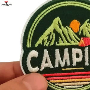 High Quality PU Embroidery Patches Custom Colors & Sizes Popular Design Adhesive Merrow Border for <b>Hat</b> and Clothing - Product Image 6