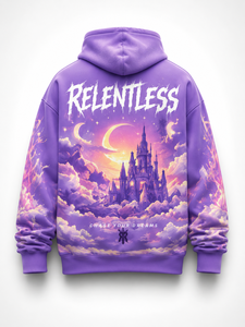เสื้อฮู้ดลายกราฟิก Custom Lavender Dreamland ทรงโอเวอร์ไซส์ สไตล์สตรีทแวร์ เสื้อสเวตเชิ้ตแบบสวม Unisex รับผลิตแบบ OEM ODM - Product Image 2
