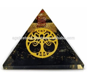 Figura de Ágata del Árbol de la Vida en Forma de Pirámide para Protección EMF, Limpieza Energética, Decoración Hecha a Mano para el Hogar y la Oficina, Venta al Por Mayor - Product Image 6