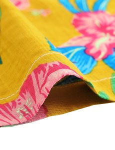 Men Elastic Waist <b>Shorts</b> Floral Print Drawstring Beach Summer Casual Holiday Colorful Lightweight White top mens swim beach - Product Image 2