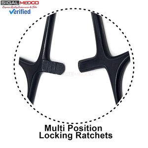 Pinzas Hemostáticas con Bloqueo, 5 Pulgadas, Curvas, Mordazas Totalmente Dentadas, Acero Inoxidable Negro, Pinza Quirúrgica Manual, Certificación CE, para Enfermeras y Médicos - Product Image 3