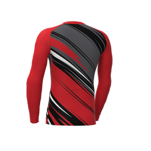 เสื้อรัดกล้ามเนื้อผู้ชายสำหรับ BJJ MMA มวย ชกมวย ระบายอากาศได้ดี พิมพ์ลายด้วยความร้อน OEM แห้งเร็ว ป้องกันแบคทีเรีย ผลิตจากผ้าสแปนเด็กซ์/ไนลอน - Product Image 4