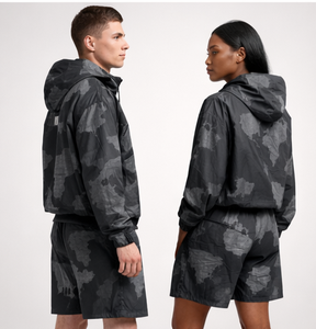 Custom Unisex Camo Windbreaker Jacket and Shorts <b>Set</b> Matching Windbreaker Shorts Couple <b>Set</b> Two Piece Windbreaker <b>Set</b> - Product Image 3