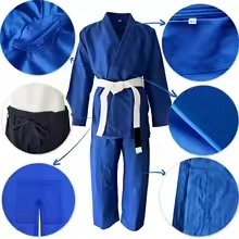 Uniforme de Judo y Karate Elástico y Transpirable de Algodón para Adultos y Niños, Entrenamiento de Artes Marciales, OEM, Venta al Por Mayor, Logotipo Personalizado Disponible - Product Image 4