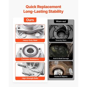 2 Pezzi Cuscinetto Mozzo Ruota Anteriore Compatibile con Cadillac SRX Base Luxury Performance Premium 4 Porte 3a Generazione 2014-2016 - Product Image 5