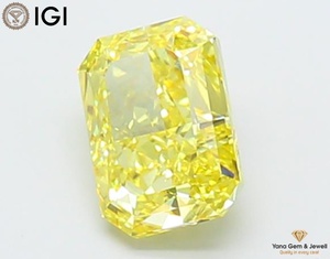 เพชร CVD ที่ได้รับการรับรองจาก IGI น้ำหนัก 3.00 กะรัต สีเหลืองสดใส ระดับความสะอาด VVS2 รูปทรงเรเดียนท์ สำหรับแหวนเพชรเดี่ยว ของขวัญ - Product Image 6