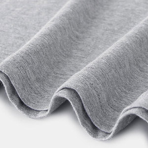 2026 Spring Summer Hot Sales 220g Solid Cotton/Polyester Custom <b>Logo</b> Knitted Fabric Short Sleeve Eco-Friendly T-Shirt Men - Product Image 5