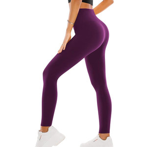 Women’s High Waisted Full Length Leggings – Buttery Soft Stretch Yoga & Workout Pants, Spandex Polyester Athletic Sportswear - Product Image 2