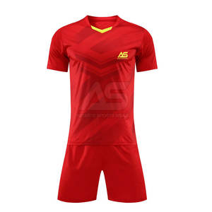 Uniforme de Fútbol Transpirable 100% Poliéster al por Mayor, Uniforme de Fútbol de Material Duradero Más Vendido - Product Image 1