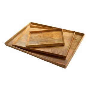 Bandeja de madera de lujo moderna con incrustaciones de perlas Madre, bandeja de servicio de diseño Floral pulido para dulces de caramelo de Chocolate, propósito decorativo - Product Image 5