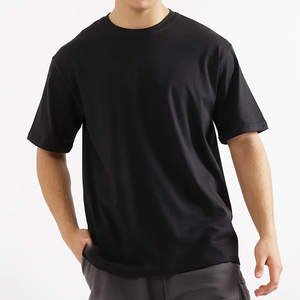 เสื้อยืดโอเวอร์ไซส์สไตล์ล่าสุด ผ้าฝ้าย 100% ลายตัวอักษร คุณภาพสูง ป้องกันการเป็นขุย บริการ OEM ผู้ผลิตชั้นนำ เสื้อยืดผู้ชาย - Product Image 4
