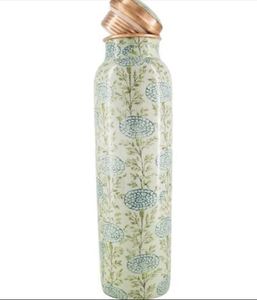 Pure Copper Eco-Friendly Water <b>Bottle</b> 1000ml with Straw Large Capacity for Ayurvedic Benefits - Product Image 3