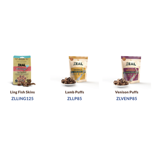 Friandises pour chats et chiens Zeal Wild Caught Naturals (sachet de 125g) Peaux de poisson Hoki - Product Image 2