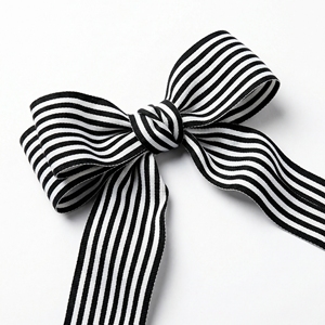 Cinta de grogrén de 25 mm con rayas de dos tonos al por mayor para accesorios de ropa, manualidades DIY, lazos para el cabello y suministros de embalaje de regalos - Product Image 1