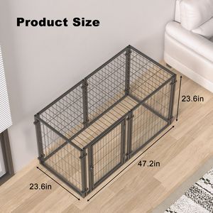 Gabbia per Cani da 120 cm, Recinto per Cuccioli da Interno ed Esterno, Taglia XXL (120 cm L x 60 cm) - Product Image 6