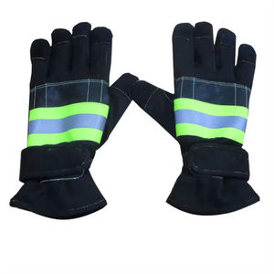 Gants de travail résistants à la chaleur, nouvelle arrivée, gants de pompier en cuir, fabrication de gants de sécurité pour pompiers - Product Image 2