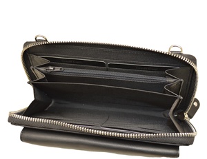 Multifunctional Ladies Genuine Leather Crossbody <b>Bag</b> Fashionable <b>Long</b> Wallet Zipper RFID Polyester Lining Shoulder <b>Bag</b> - Product Image 6