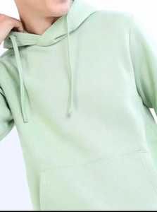 Sweat-shirt à capuche en molleton uni pour homme, décontracté, hiver, manches longues, avec poche, 100% coton respirant, ODM - Product Image 2