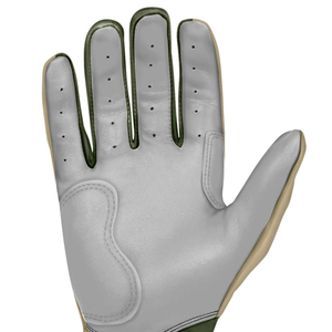 Guantes Deportivos de Seguridad de Cuero Beige de Alta Calidad con Ribete Verde, Largos hasta la Muñeca, Transpirables, con Detección de Agujas, para Uso en Exteriores, Primavera - Product Image 5