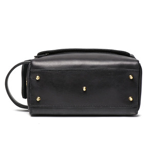 Trousse de Toilette Homme en Cuir PU Style Simple Grande Capacité Logo Personnalisé Vente Chaude Sacs de Toilette Cosmétiques pour Hommes pour le Voyage - Product Image 6