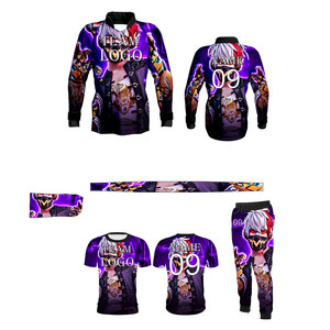 Ensemble de vêtements d'équipe personnalisés pour le paintball avec maillot de performance, pantalon de jogging, masque facial et bandeau assorti - Product Image 2