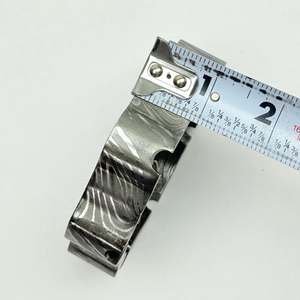 Cendrier en acier à motif Damas de qualité supérieure, cendrier en métal artisanal artistique, accessoire de fumage élégant pour la décoration intérieure et extérieure - Product Image 4