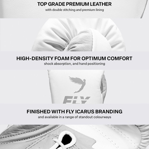 พร้อมส่ง ถุงมือชกมวย Fly Boxing ดีไซน์ใหม่ล่าสุด ของแท้ หนังแท้ ขายดีอันดับต้นๆ ถุงมือชกมวย Fly Boxing สำหรับฝึกซ้อม - Product Image 4