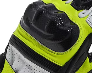 Motorcycle Racing Safety <b>Gloves</b> with Carbon Armor Protection and <b>Touch</b> Screen Enabled Fingertips - Product Image 6