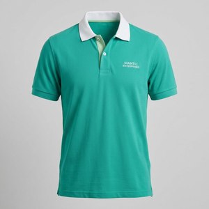 เสื้อโปโลผู้ชายลำลอง ขายดี ดีไซน์ใหม่ รับทำโลโก้ สีพื้น ระบายอากาศได้ดี พร้อมบริการ OEM - Product Image 1