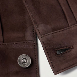 Fashion Outerwear Winter <b>Suede</b> <b>Jacket</b> Front Windproof Breathable Soft Feel Comfortable Fit Suitable for Street Wear Lifestyle - Product Image 5