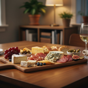 Planche à découper et à servir en bois d'acacia avec poignée |   Grande planche à découper en bois pour la cuisine, le fromage, le pain et les charcuteries - Product Image 2