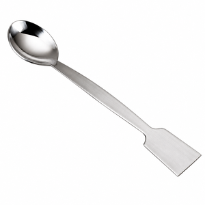 Cuchara de laboratorio de doble cabezal de acero inoxidable, espátula, herramienta de muestreo químico, resistente a la corrosión, alta calidad - Product Image 1