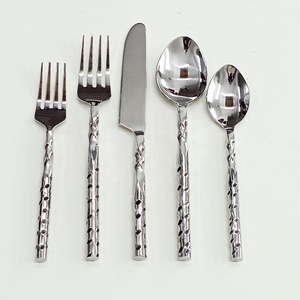 Conjunto de cubertería de acero inoxidable con diseño moderno, conjunto de cubertería de alta calidad con logotipo personalizado de fábrica - Product Image 1