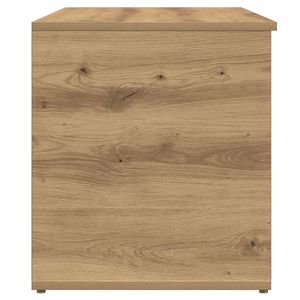 Coffre de rangement artisanal en bois d'ingénierie en chêne 33,1x16,5x18,1 po, meuble de chambre à coucher - Product Image 5