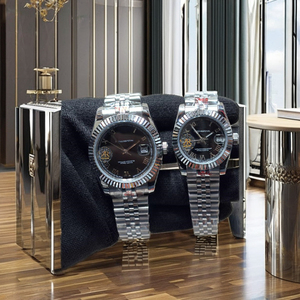 Reloj Mecánico de Lujo de Acero Inoxidable con Esfera Color Chocolate, Números Romanos Luminosos, Alta Calidad, Edición Limitada, Estilo Vintage Hip Hop - Product Image 3