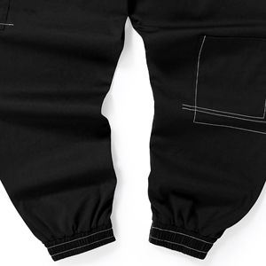 Pantalones Deportivos de Lana para Hombre, Cintura Alta, Estilo Casual Elegante, Color Sólido, Personalizables, Transpirables y Resistentes al Viento - Product Image 5