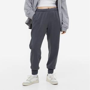 กางเกงคาร์โก้ผู้หญิง ขายส่ง กางเกงจ็อกเกอร์ขาบานและกางเกงขายาวผู้หญิง ผ้าฝ้าย 100% ระบายอากาศได้ดี กางเกงขายาวทรงตรง กางเกงสเวตแพนท์สำหรับขาย - Product Image 5