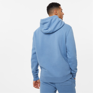 Conjunto Deportivo Azul Sólido para Hombre al por Mayor, Sudadera con Capucha y Pantalones Deportivos de Algodón con Cintura Elástica para Uso Casual de Otoño - Product Image 2