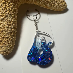 Stylish Resin Handmade Fashion <b>Keychain</b> with Offset Printing Premium Quality Lightweight Waterproof Gift Tradebyd - Product Image 1