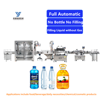 Ligne de remplissage et d'emballage automatique pour pots de miel liquide, huile, sirop, soupe, eau, jus, avec machine de remplissage, de bouchage et d'étiquetage de bouteilles